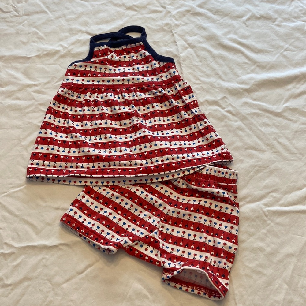 Very cute Hanna Andersson 2 piece girl’s set. Size 75, 12-18 months